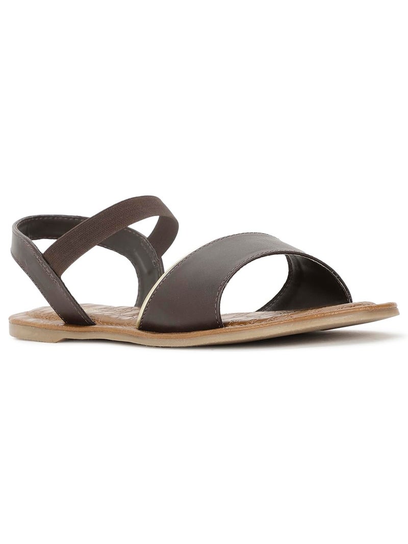 Bata 5614 Christie Sandal E 24 Dark Brown Sandals for Women|Casual outings|Party|Occasion|Festival|Comfortable|Open Toe Size- 3 - Image 1