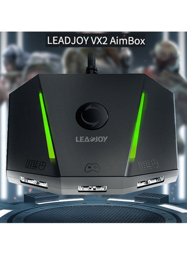 LEADJOY محول وحدة التحكم LeadJoy VX2 AimBox متعدد المنصات يدعم PS4 و PS5 و Xbox One و Xbox Series X/S و Nintendo Switch - Image 1