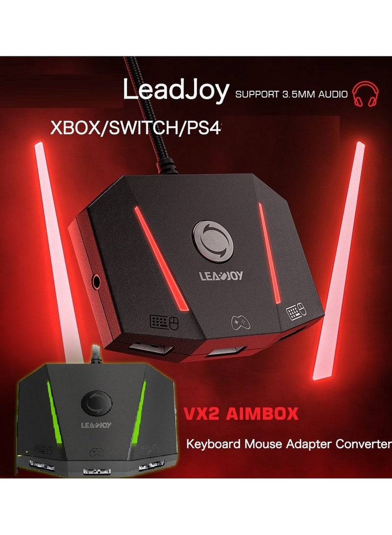 LEADJOY محول وحدة التحكم LeadJoy VX2 AimBox متعدد المنصات يدعم PS4 و PS5 و Xbox One و Xbox Series X/S و Nintendo Switch - Image 2