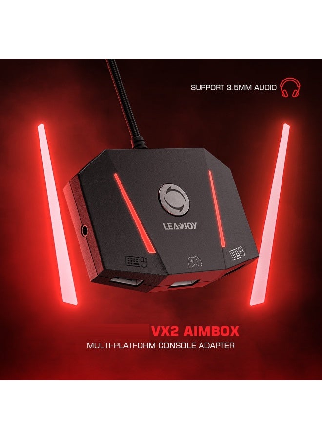 LEADJOY محول وحدة التحكم LeadJoy VX2 AimBox متعدد المنصات يدعم PS4 و PS5 و Xbox One و Xbox Series X/S و Nintendo Switch - Image 4