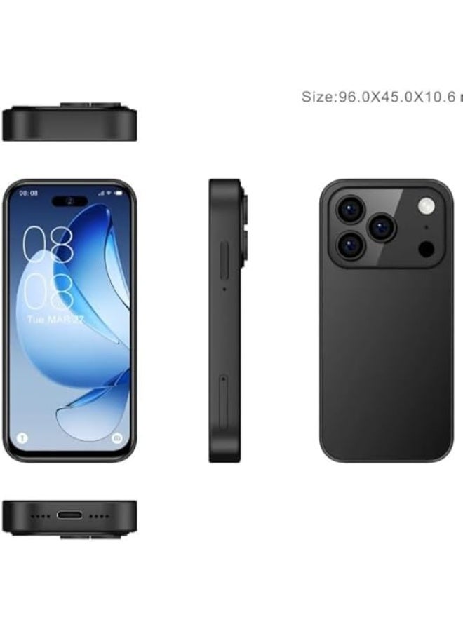 SOYES XS17 Mini smartphone 4G Light network dual sim card 8 gb ram 512 gb storage Super slim smartphone (BLACK) - Image 2