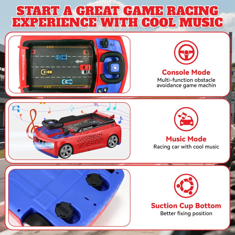 Mytothfy Musical Steering Wheel Racing Car Toy, Racing Adventure Car Steering Wheel for Toddler Kids, Toddler Simulated Driving Game Cars with Sound and Light, Xmas Birthday Gifts for Kids Ages 3+ - Image 5