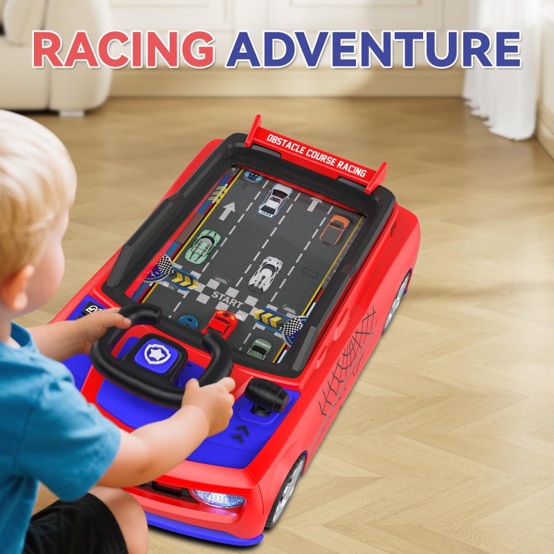 Mytothfy Musical Steering Wheel Racing Car Toy, Racing Adventure Car Steering Wheel for Toddler Kids, Toddler Simulated Driving Game Cars with Sound and Light, Xmas Birthday Gifts for Kids Ages 3+ - Image 3