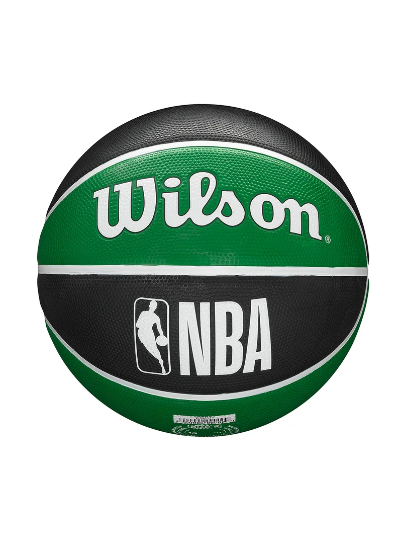 ويلسون كرة سلة NBA تيم تريبيوت بوسطن سيلتكس - أسود/ رمادي/ أبيض