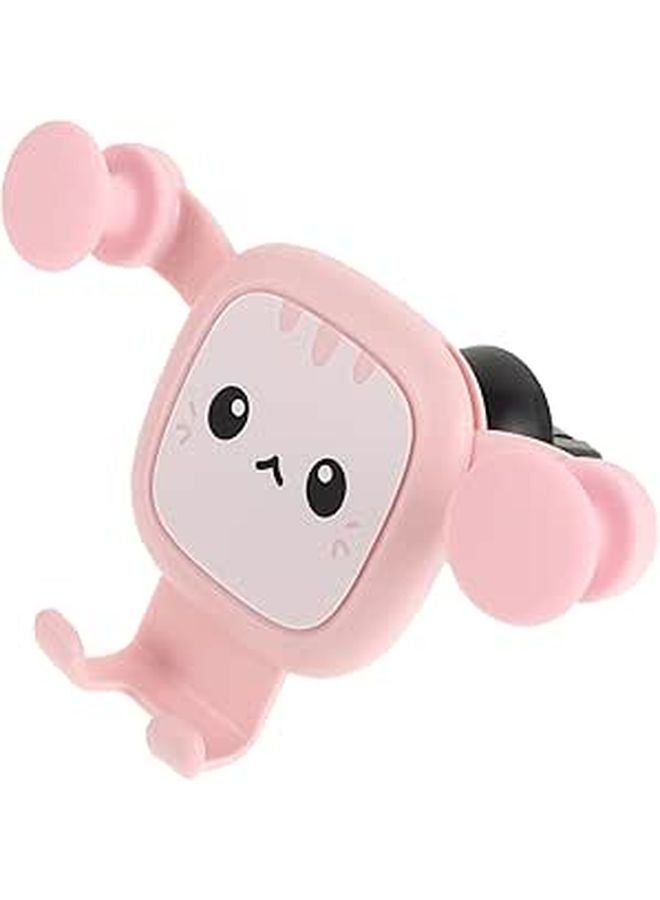 Cartoon Car Phone Holder with Gravity Air Vent Clip Easy Installation Vehicle Stand Black - Image 1