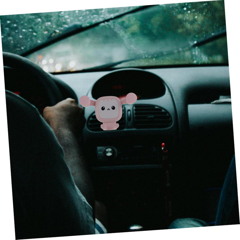 Cartoon Car Phone Holder with Gravity Air Vent Clip Easy Installation Vehicle Stand Black - Image 5