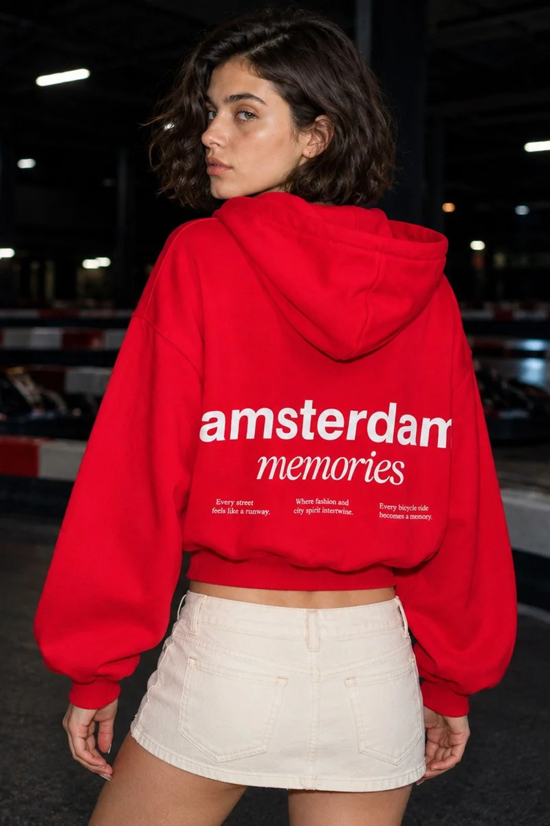 هيكاب Zip-Up Hooded Sweatshirt