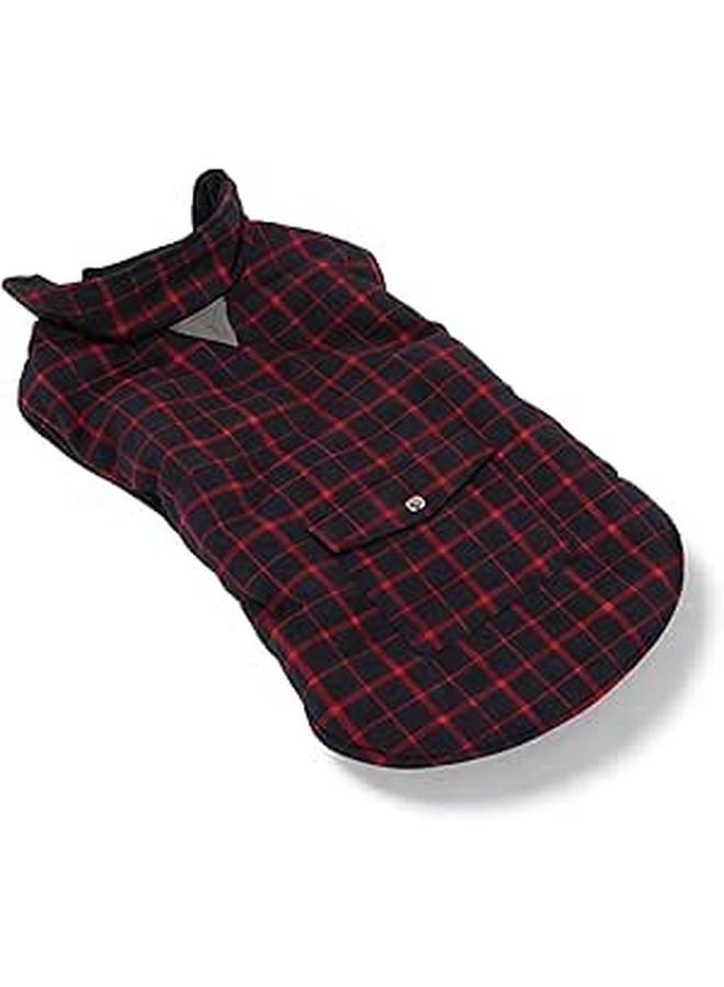 Adjustable Windproof Plaid Dog Winter Coat Soft Warm Vest For Small Medium Large Dogs - Image 1