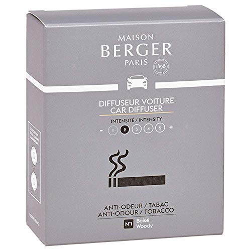 Lampe Berger MAISON BERGER Set of 2 Ceramic Pods for Refillable Car Air Freshener Vent Clip Diffuser - 4/6 Weeks Diffusion Time - Maison Berger Fragrance and Scent - Anti Tobacco Odor - Made in France - Image 1