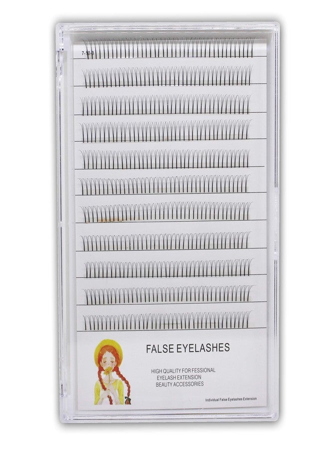 Bodermincer 440 Bundles 0.10 C Curl Eyelash Extension Natural Russian Volume Faux Eyelashes Individual 3D Cluster Lashes Makeup (9mm) - Image 2