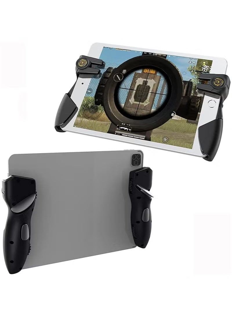 Tablet Game Joystick Trigger Handle 6 Finger L1R1 Shooter Fire Aim Button Controller Fits for iPad Android Tablet PUBG Game Accessories - Image 2