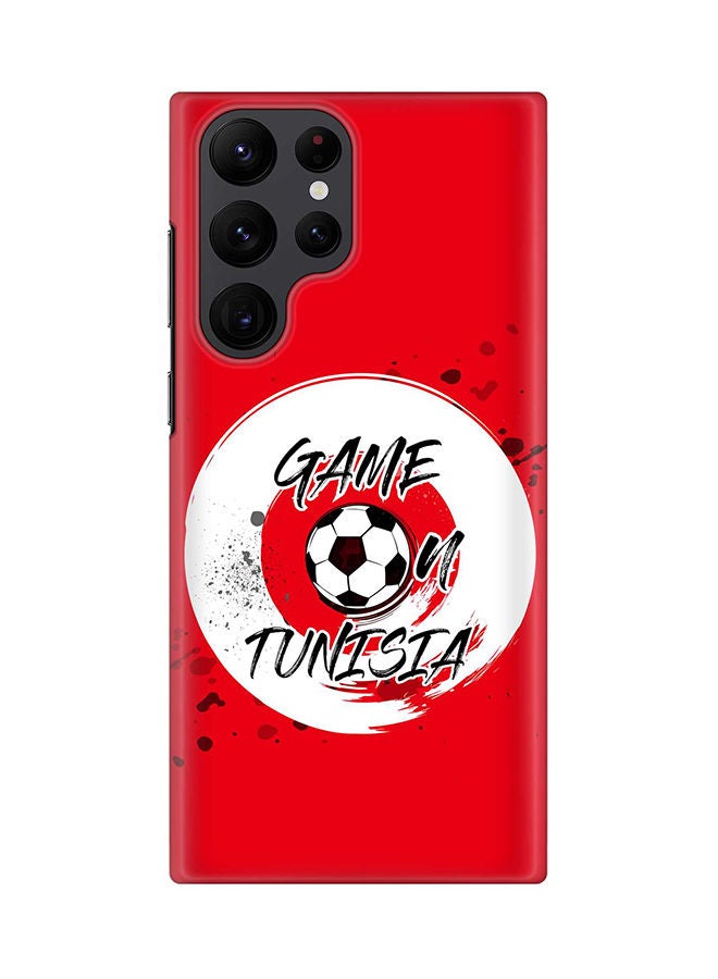 Stylizedd Case for Samsung Galaxy S22 Ultra 5G Snap Case Slim Snap Classic Series Shield Matte Finish Print - Game on Tunisia