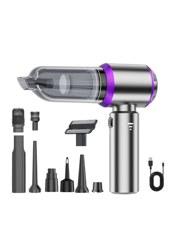 Car Vacuum Cleaner Small Large Suction Household Car Portable Inflatable Dual-purpose Hand-held Car Blow Dust Collector - Image 1