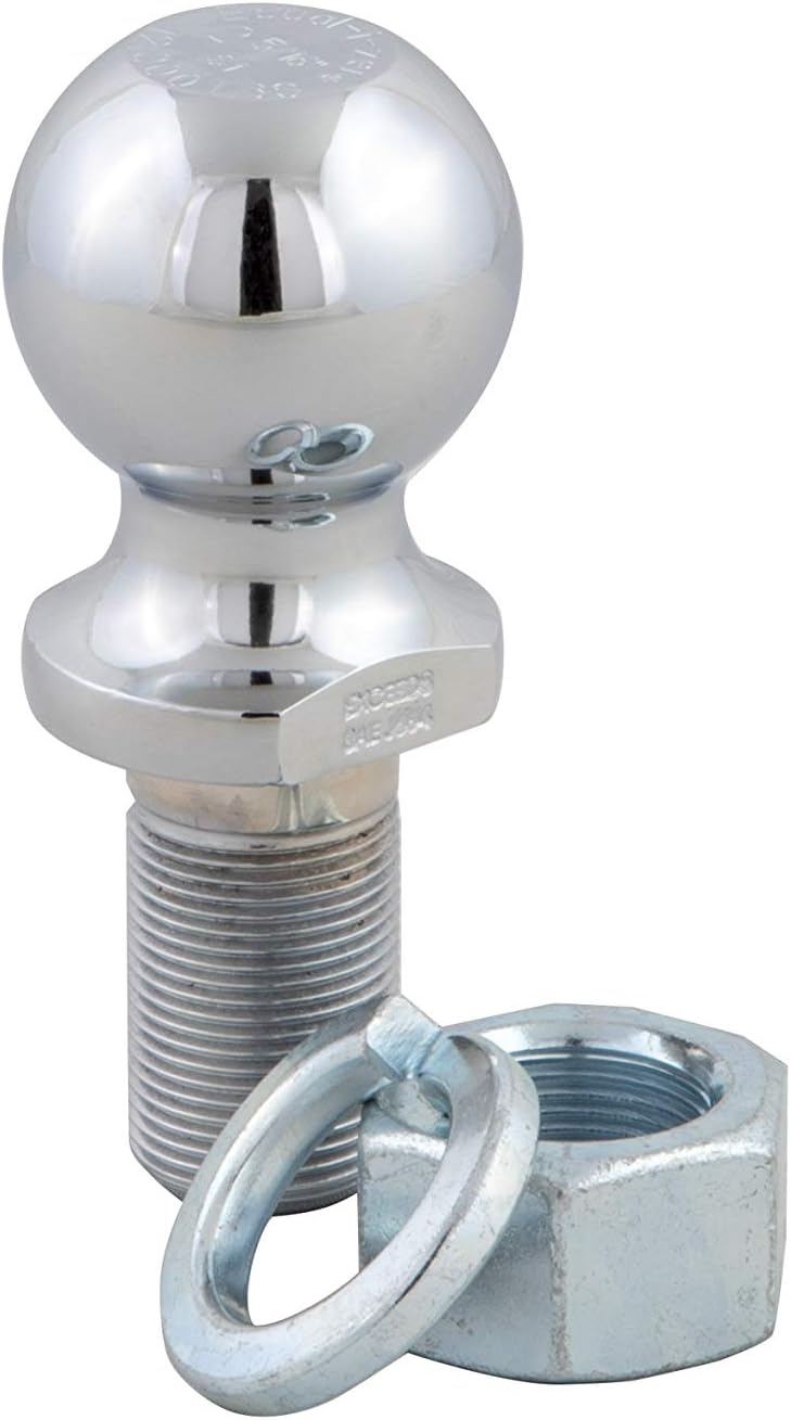 91-00-6120 2-5/16 Inch Hitch Ball With 12,000 LBS Towing Capacity and 1-1/4 Inch Diameter Shank
