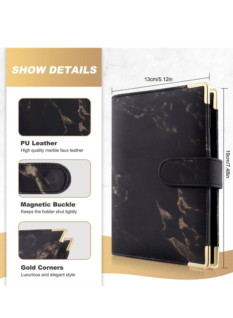 Y&D Budget Binder with Zipper Envelopes, 14Pcs Binder, Cash Envelopes for Budgeting, Money Organizer Cash, Planner Black  - Image 2