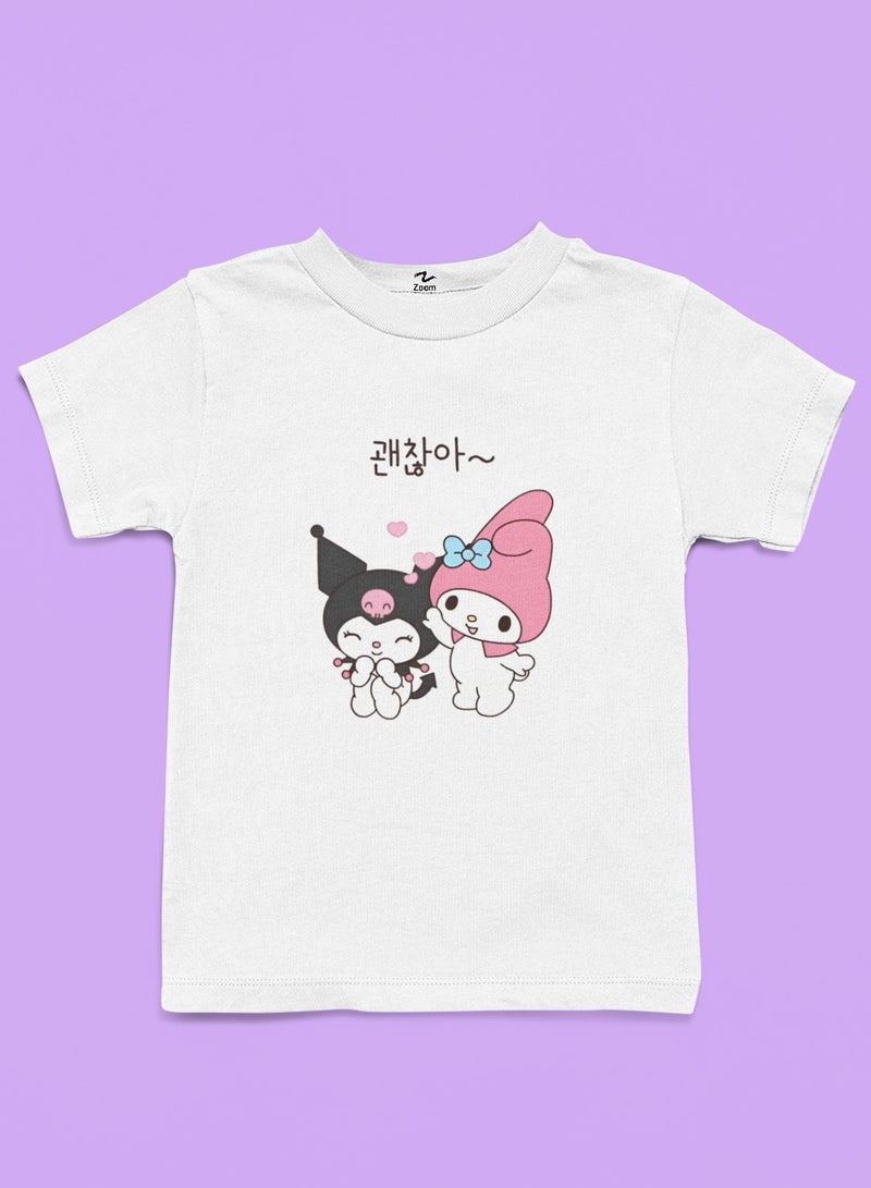 ZOOM Korean My Melody and Kuromi T-Shirt 