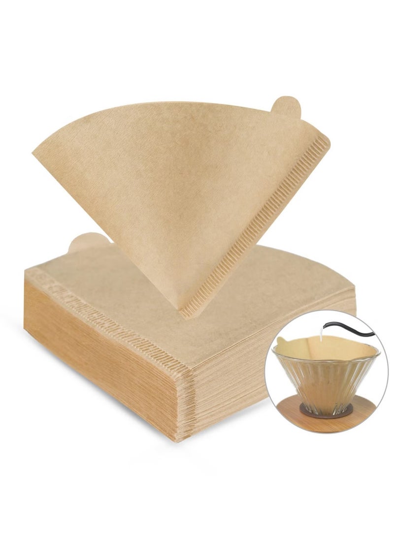 100 Piece Coffee Paper Filter V60 Size 02 Brown