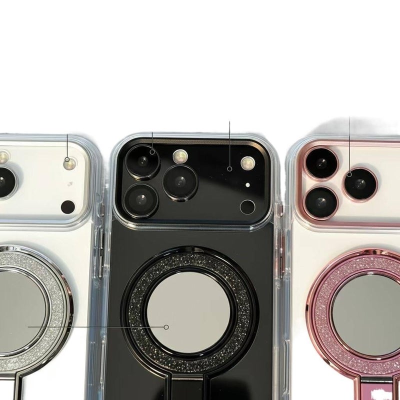 Acrylic MagSafe Case for iPhone 15 / 15 Plus / 15 Pro / 15 Pro Max with Drop Protection and Kickstand plus Shockproof plus Strong Magnetic plus Anti-Slip Grip in Multicolour - Image 4