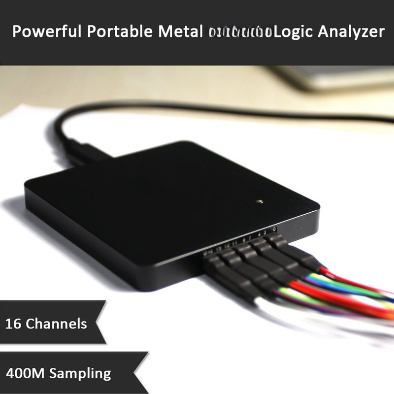 محلل المنطق المحمول القوي DSLogic معدني 16 قناة 100 ميجاهرتز يعتمد على USB لتصحيح الأخطاء - Image 1