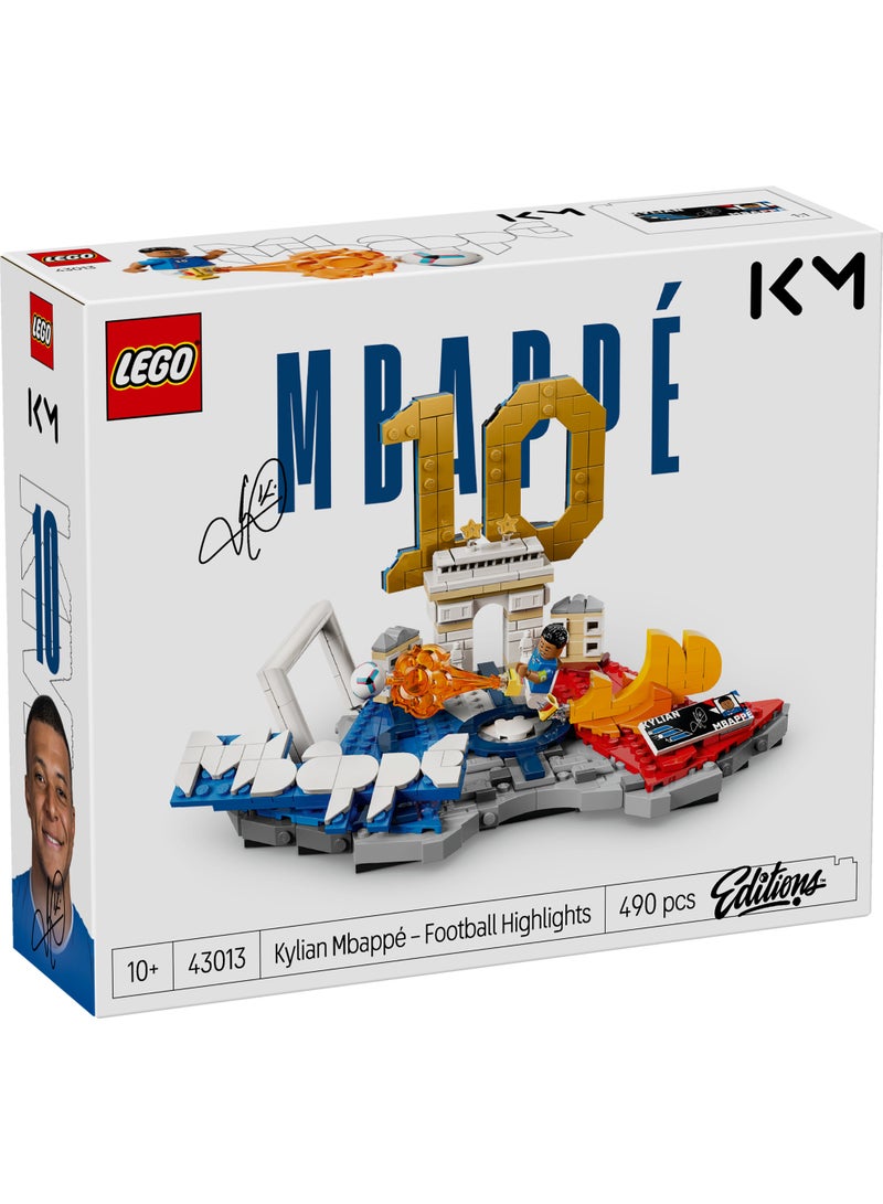 LEGO Editions Kylian Mbappé – Football Highlights Set 43013 (Age 10+, 490 Pieces) - Image 3