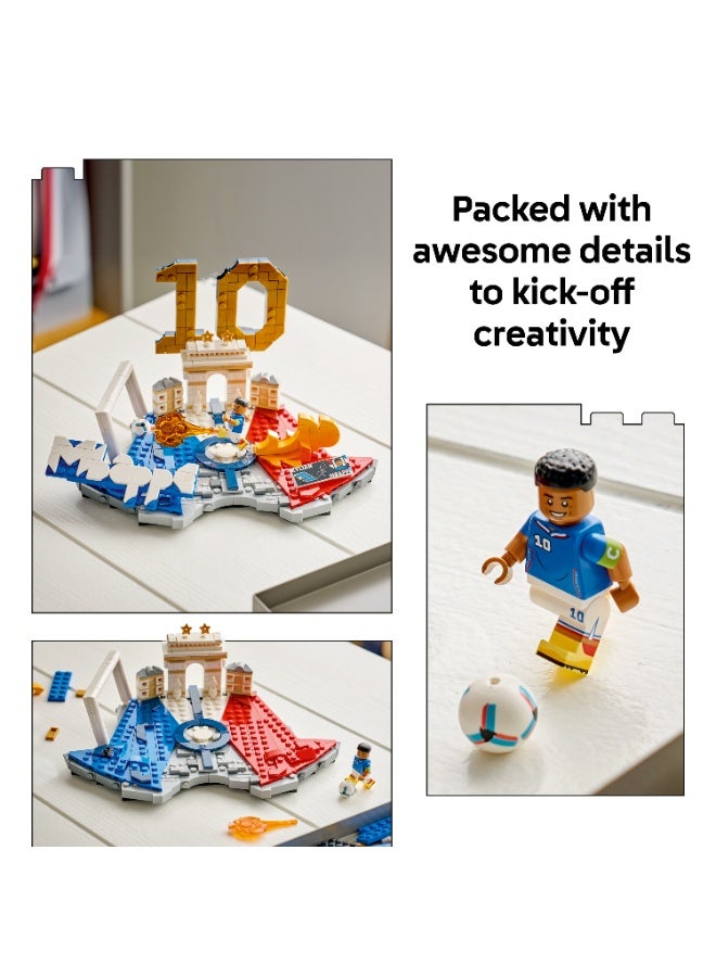 LEGO Editions Kylian Mbappé – Football Highlights Set 43013 (Age 10+, 490 Pieces) - Image 5