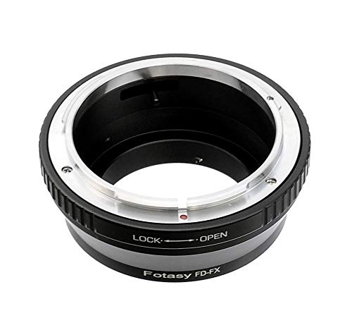 Fotasy محول عدسة Fotasy FD إلى Fuji X، محول عدسة Canon FD إلى Fujifilm X Mount، متوافق مع Fujifilm X-Mount X-Pro2 X-E2 X-E3 X-A5 X-M1 X-T1 X-T2 XT3 X-T10 X-T20 X-T30 X-H1 - Image 2