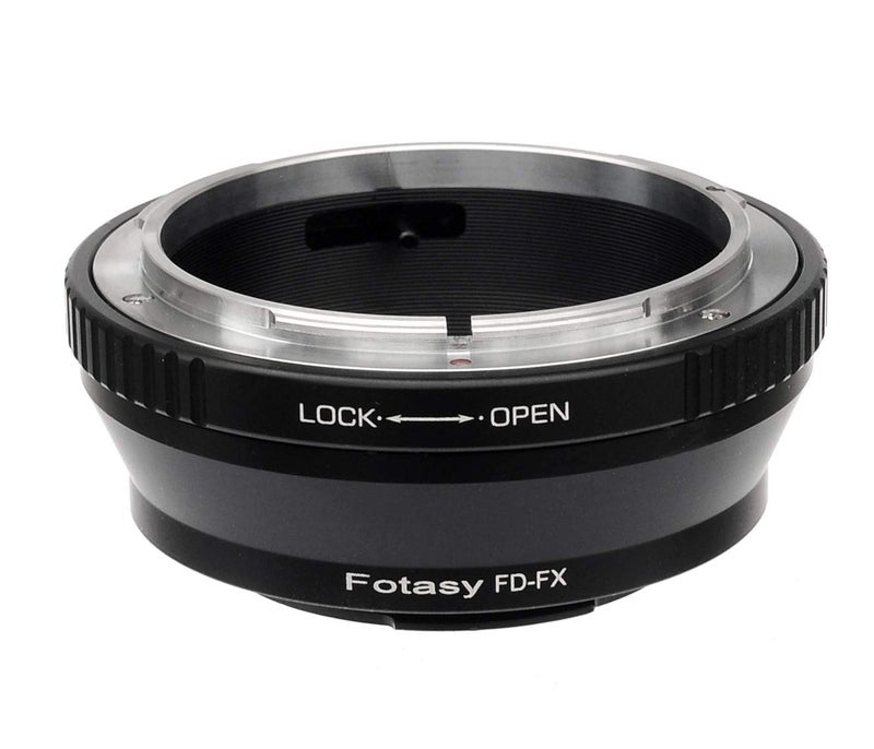Fotasy محول عدسة Fotasy FD إلى Fuji X، محول عدسة Canon FD إلى Fujifilm X Mount، متوافق مع Fujifilm X-Mount X-Pro2 X-E2 X-E3 X-A5 X-M1 X-T1 X-T2 XT3 X-T10 X-T20 X-T30 X-H1 - Image 1