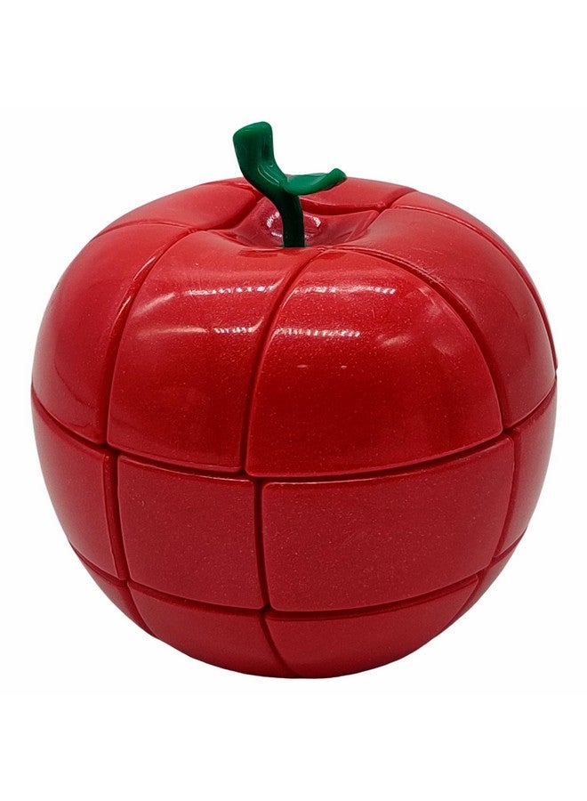 كيديتوس مكعب كيديتو واي جيه على شكل فاكهة التفاح، 3×3، لغز مكعب سحري سريع على شكل فاكهة واقعية، أحمر - Image 5