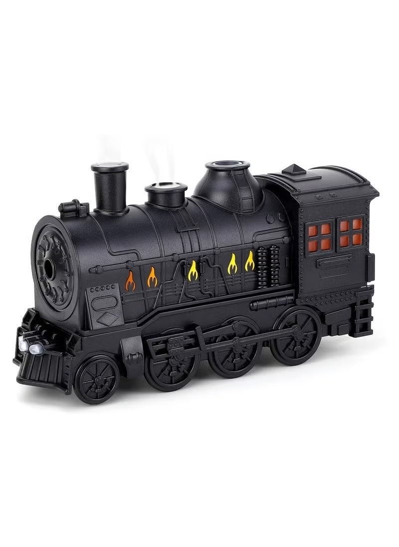 TIGER Train Essential Oil Diffuser 300ml – Retro Steam Train Design Aroma Humidifier with 2 Light Modes, 2 Mist Settings, Remote Control – Ultrasonic Cool Mist Diffuser for Bedroom, Home, Office, Gifts & Decor – Quiet Operation, Night Light  - Image 1