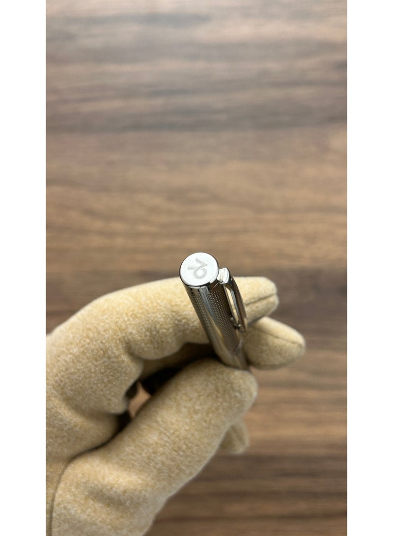 ديفوشي طقم ديفوشي رجالي فاخر – ساعة يد استيل فضي + قلم + كبك – ضمان سنتين - Image 3