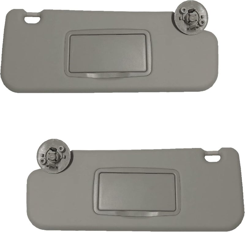 2M PLASTIC Sun Visor fits for Chevy Sonic 2012-2020 Spark 2011-2022 Passenger and Driver Sides Right + Left LH + RH Gray Replacement - Image 1