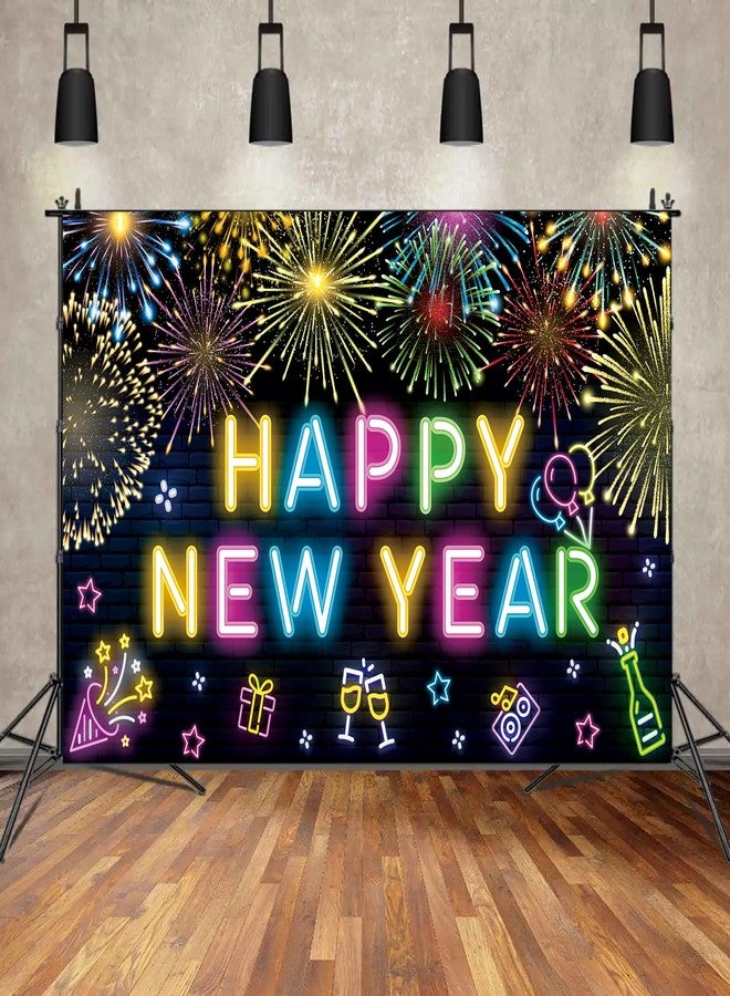 Zeptrix Happy New Year Banner Decorations 2026,70.8 x 43.3 Inch Extra Large Fabric Happy New Year Party Decoration Supplies 2026 Firework News Years Backdrop for NYE Decorations News Years Eve Party Supplies - Image 4