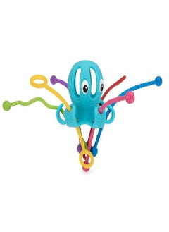 Nuby Nuby Octopus 100% Silicone Pull String Interactive Toy: 18M+, Multi  - Image 4