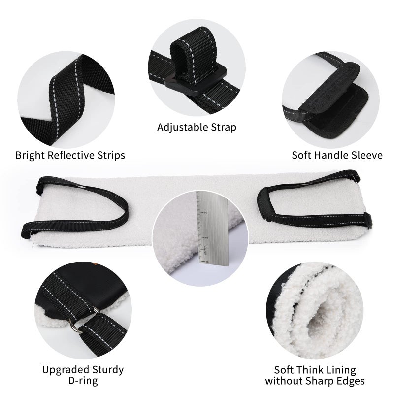 LOOBANI Portable Dog Sling for Back Legs, Hip Support Harness to Help Lift Dogs Rear for Canine Aid and Old K9 Cruciate Ligament Rehabilitation - Image 3