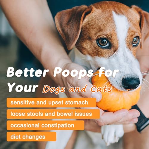 NATURE TARGET Pumpkin for Dogs and Cats, Natural Fiber for Dogs, with Digestive Enzymes, Apple, Healthy Stool and Digestive Support, Diarrhea, Constipation Relief, Pumpkin Powder for Dog to Make Puree - Image 3