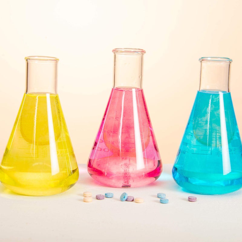 Steve Spangler Science Steve Spangler Science - WTIN-100 Color Fizzers, 100 Tablets – Assorted Colors (Red, Yellow & Blue) – Colorful Science Experiment Kit for Kids, Won’t Stain Hands or Surfaces, Exciting STEM Activity  - Image 5