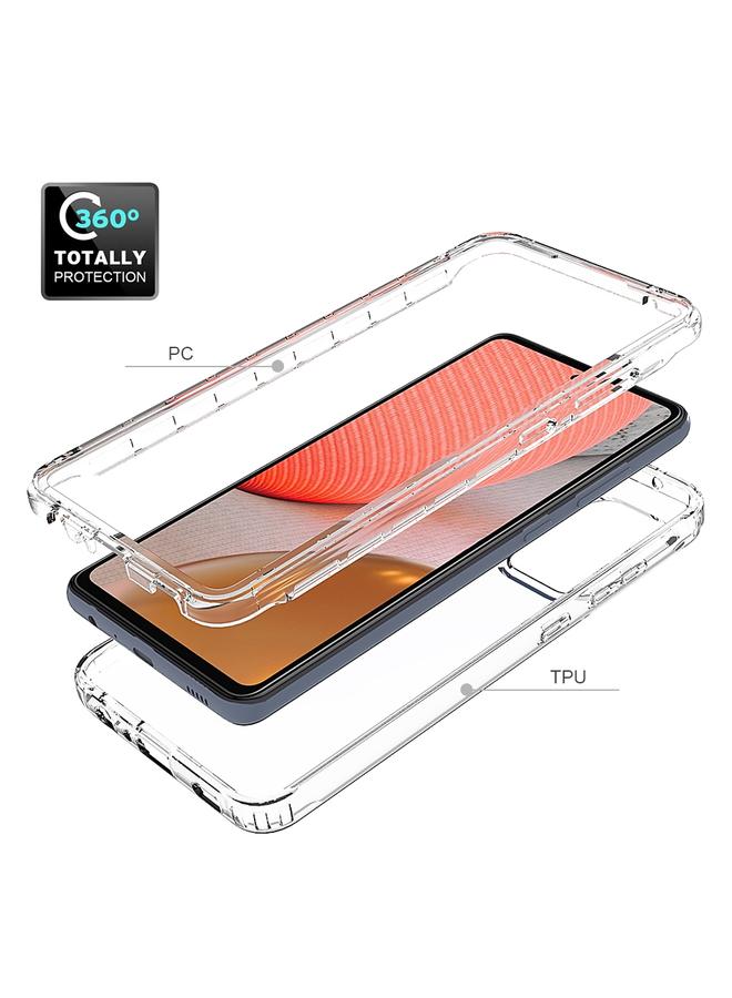 S-TOP Case For Samsung Galaxy A72 5G / 4G Shockproof Highly Transparent PC+TPU Protective Case - Image 4