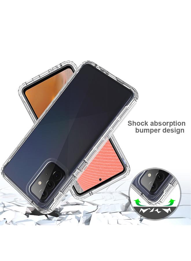 S-TOP Case For Samsung Galaxy A72 5G / 4G Shockproof Highly Transparent PC+TPU Protective Case - Image 3