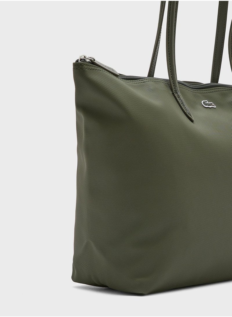 LACOSTE - L.12.12  Medium Tote Bag - Image 1