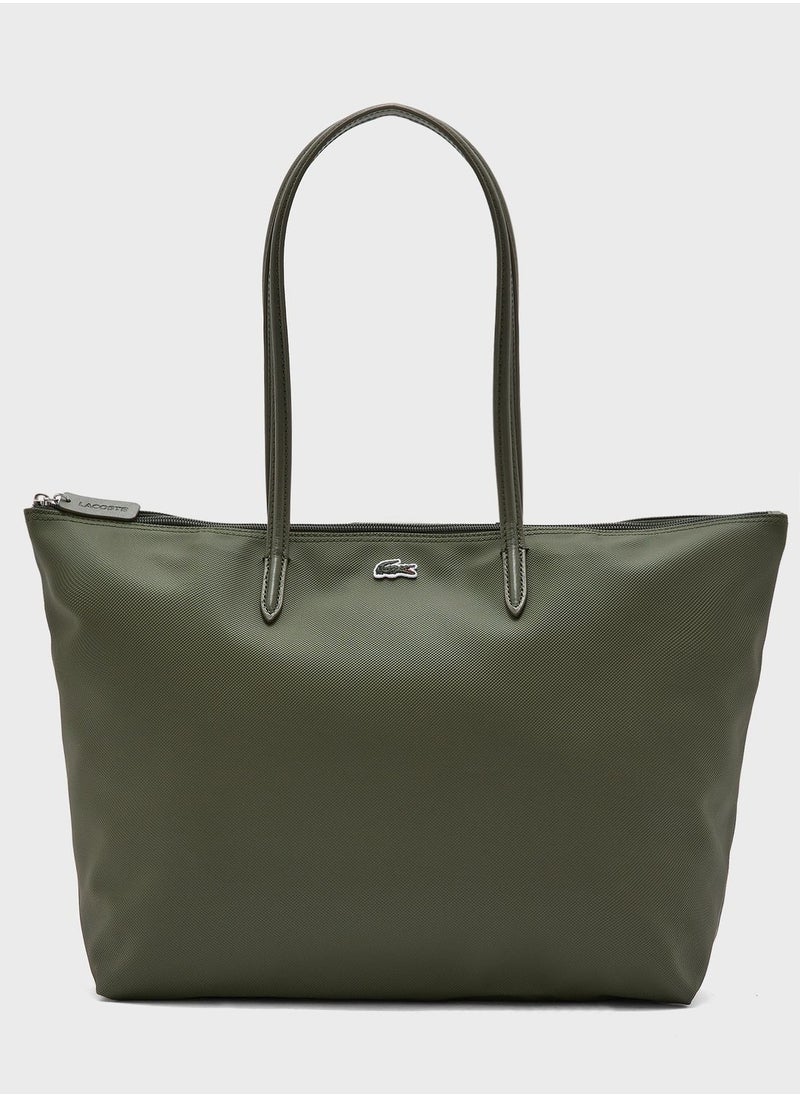 LACOSTE - L.12.12  Medium Tote Bag - Image 1