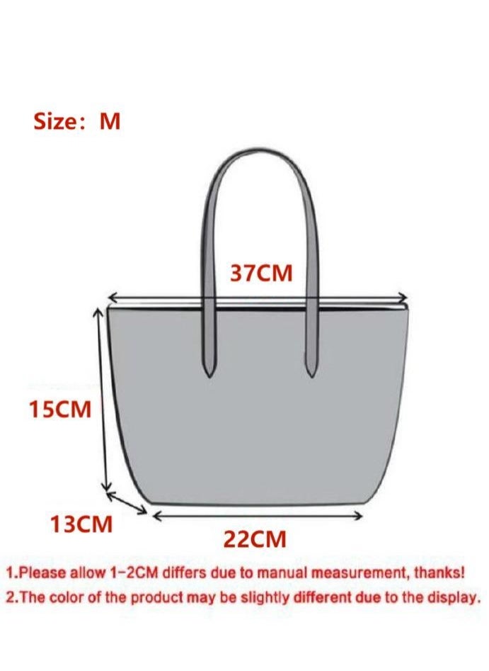 LACOSTE - L.12.12  Medium Tote Bag - Image 1