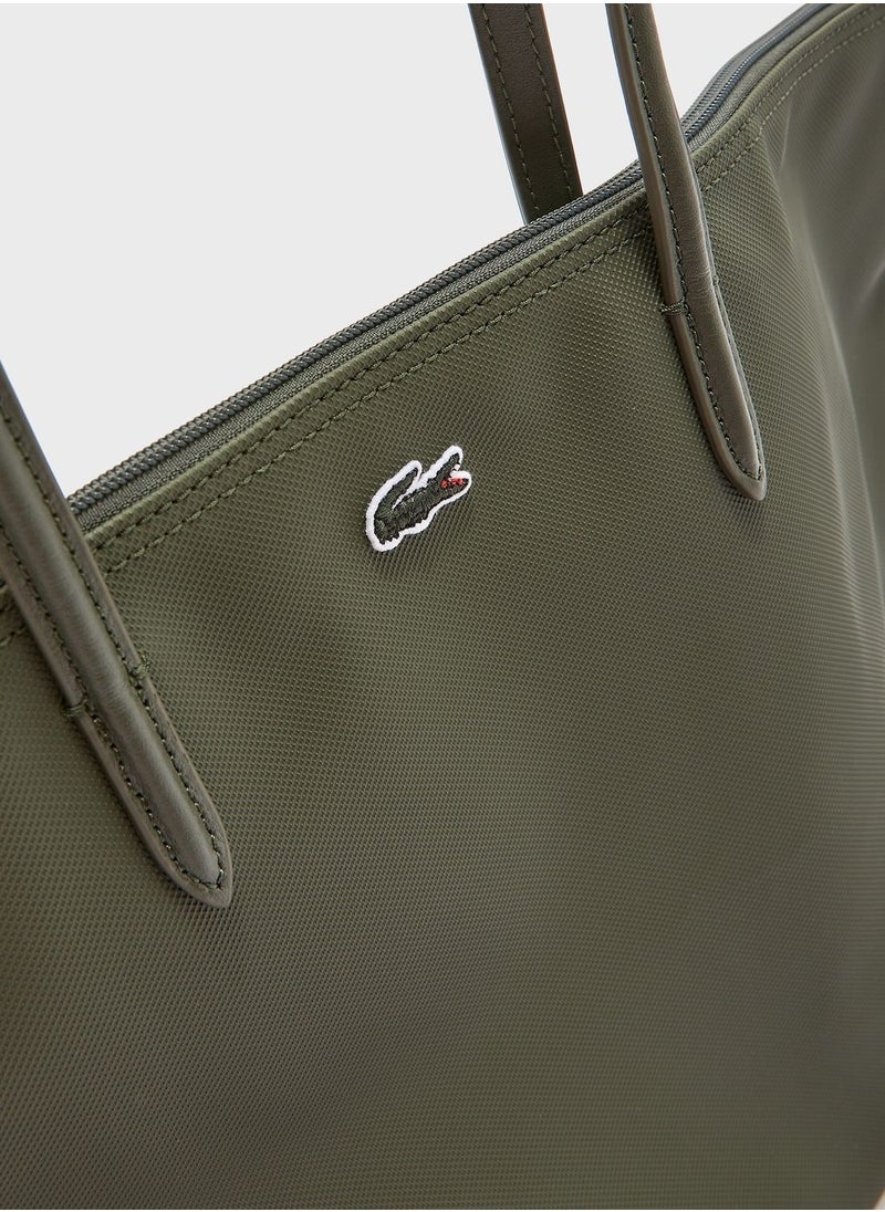 LACOSTE - L.12.12  Medium Tote Bag - Image 1