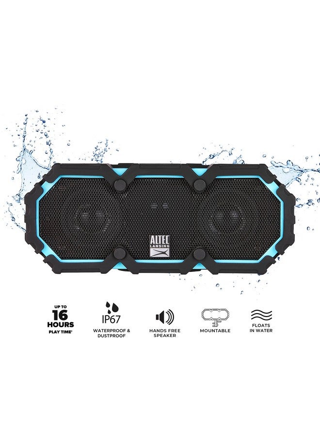 Altec Lansing Lifejacket 2 Waterproof Bluetooth Speaker, Floating Portable Speaker For Travel & Outdoor Use, Deep Bass & Loud Sound, 30 Hour Playtime, 2.80 X 7.50 X 3.11 Inches - Image 5