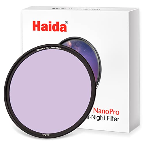 Haida Light Pollution Filter Haida ClearNight NanoPro Filter Optical Glass Enhances Visibility Artificial Light Sources Reduction for SkyStar 72mm - Image 3
