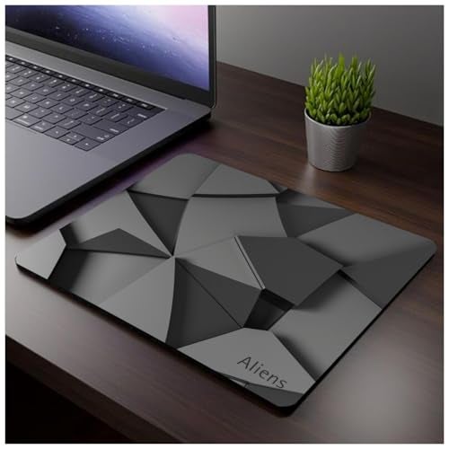 Aliens Mouse Pad for Computer, Laptop, Smooth Premium Cloth Surface, Non-Slip Rubber Base, Speed and Precision Operation Compatible with Laser and Optical Mouse, Gaming, Office, Home 230x190mm (3D-04) - Image 5
