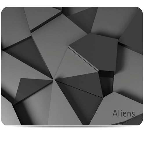 Aliens Mouse Pad for Computer, Laptop, Smooth Premium Cloth Surface, Non-Slip Rubber Base, Speed and Precision Operation Compatible with Laser and Optical Mouse, Gaming, Office, Home 230x190mm (3D-04) - Image 1