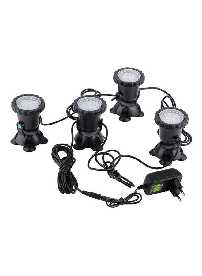 NIBEMINENT 4-Piece Underwater Garden Fountain Spot Light Black - Image 1