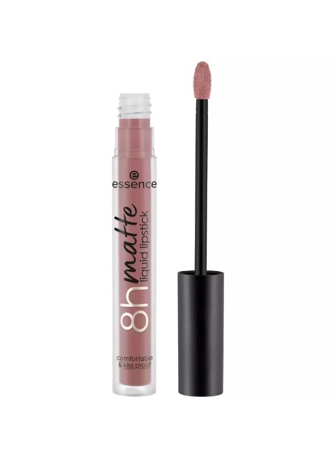 ايسنس Essence 8h Non Transfer Matte Liquid Lipstick, Comfortable And Kiss Proof 2.5ml- 02 Silky Hazelnut 02 Silky Hazelnut - Image 1