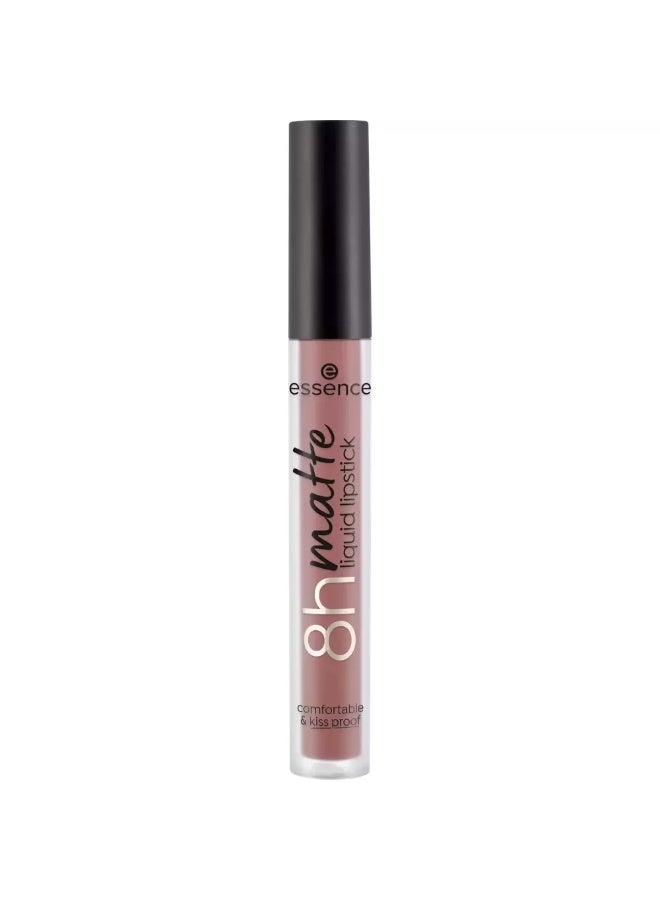 ايسنس Essence 8h Non Transfer Matte Liquid Lipstick, Comfortable And Kiss Proof 2.5ml- 02 Silky Hazelnut 02 Silky Hazelnut - Image 2