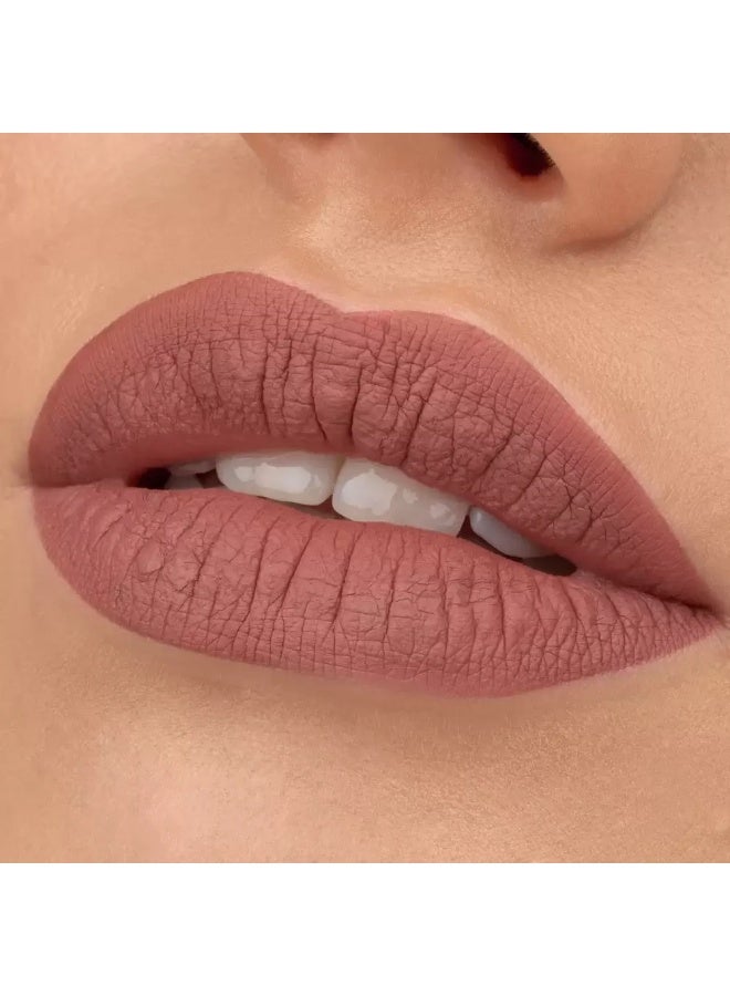 ايسنس Essence 8h Non Transfer Matte Liquid Lipstick, Comfortable And Kiss Proof 2.5ml- 02 Silky Hazelnut 02 Silky Hazelnut - Image 3